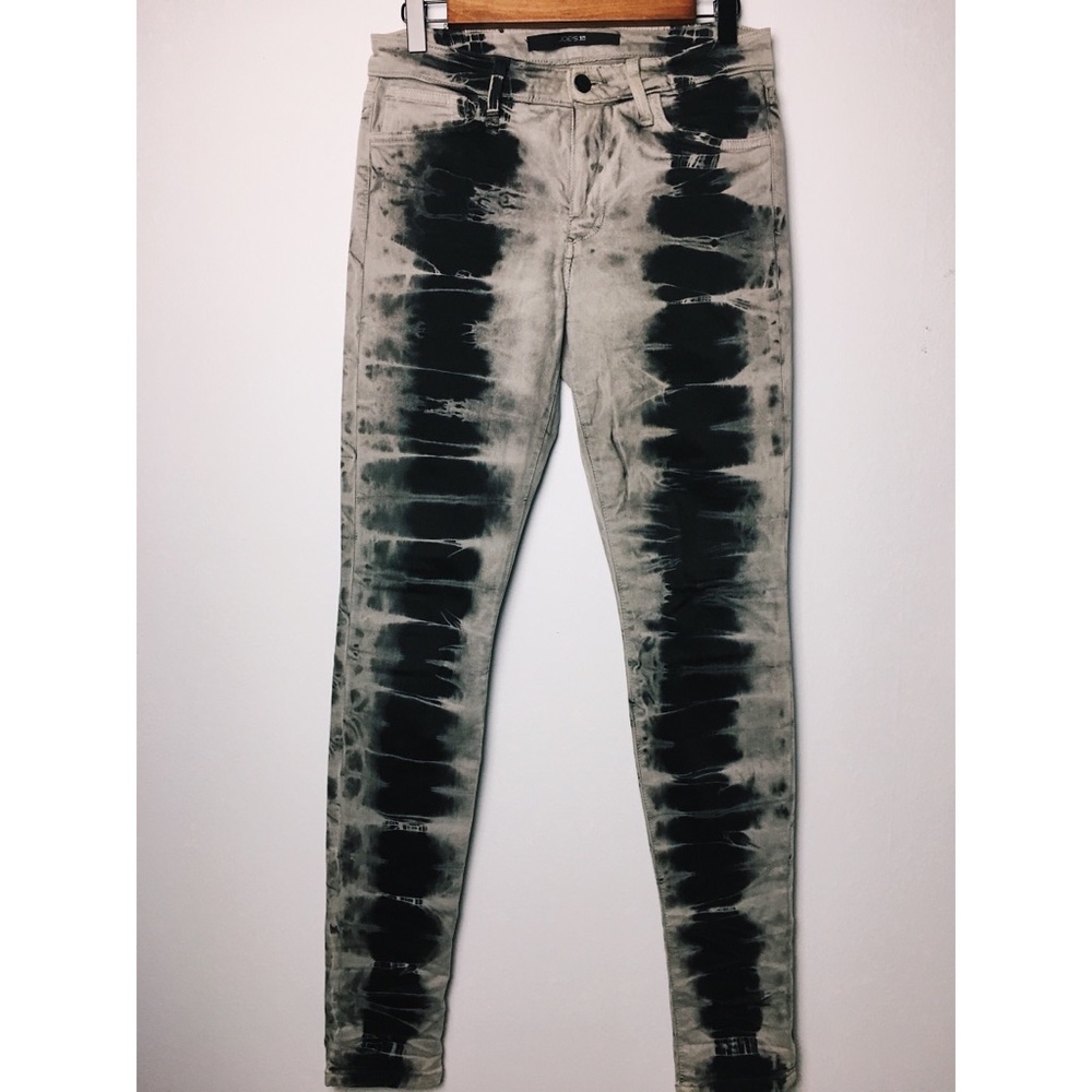 Joes Jeans Skinny Tie Dye Black Storm Jeans